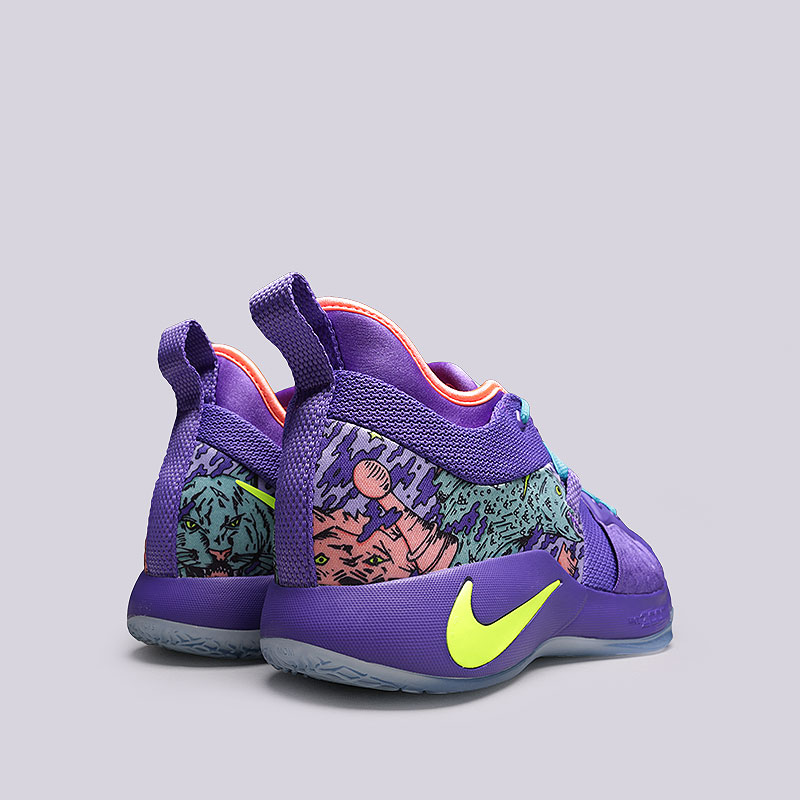 мужские фиолетовые баскетбольные кроссовки Nike PG 2 MM AO2986-001 - цена, описание, фото 4